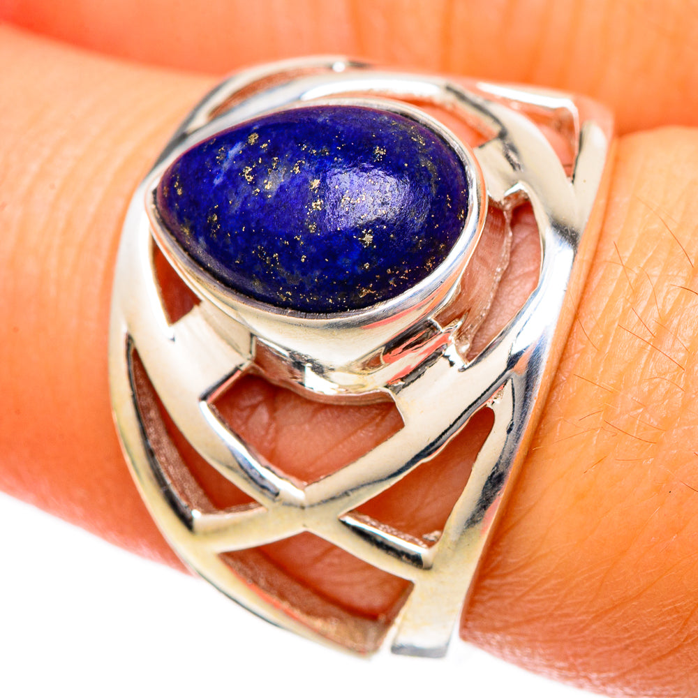 Lapis Lazuli Rings handcrafted by Anasilvercos - RING101145