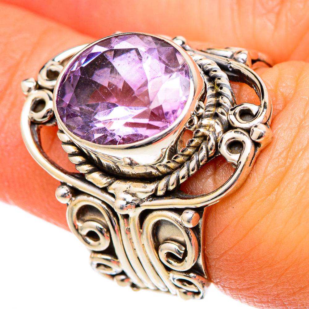 Amethyst Rings handcrafted by Anasilvercos - RING101155
