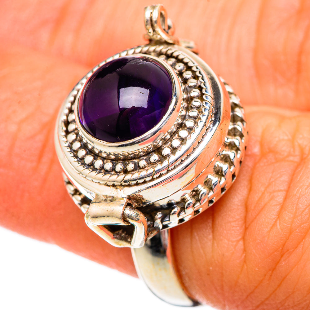 Amethyst Rings handcrafted by Anasilvercos - RING101170
