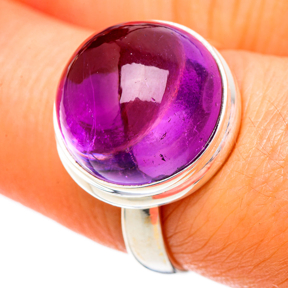 Amethyst Rings handcrafted by Anasilvercos - RING101171