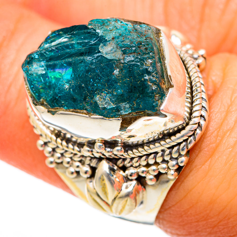 Apatite Rings handcrafted by Anasilvercos - RING101174