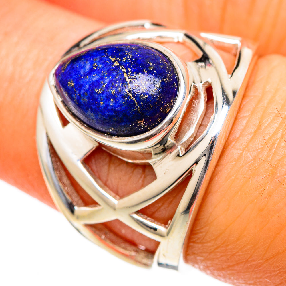Lapis Lazuli Rings handcrafted by Anasilvercos - RING101176