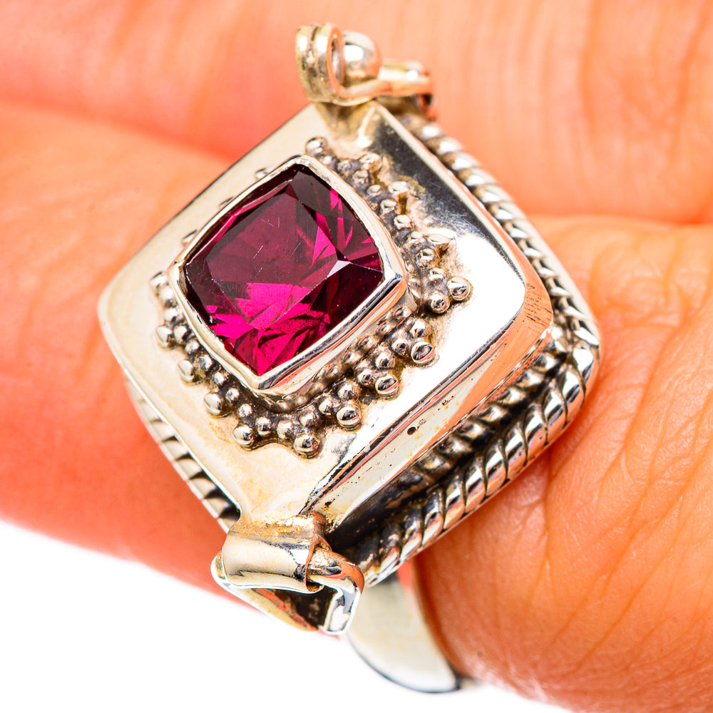 Garnet Rings handcrafted by Anasilvercos - RING101182