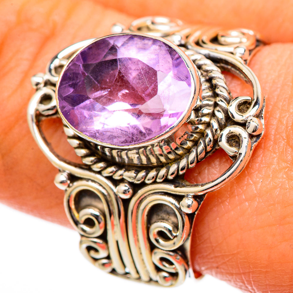 Amethyst Rings handcrafted by Anasilvercos - RING101185
