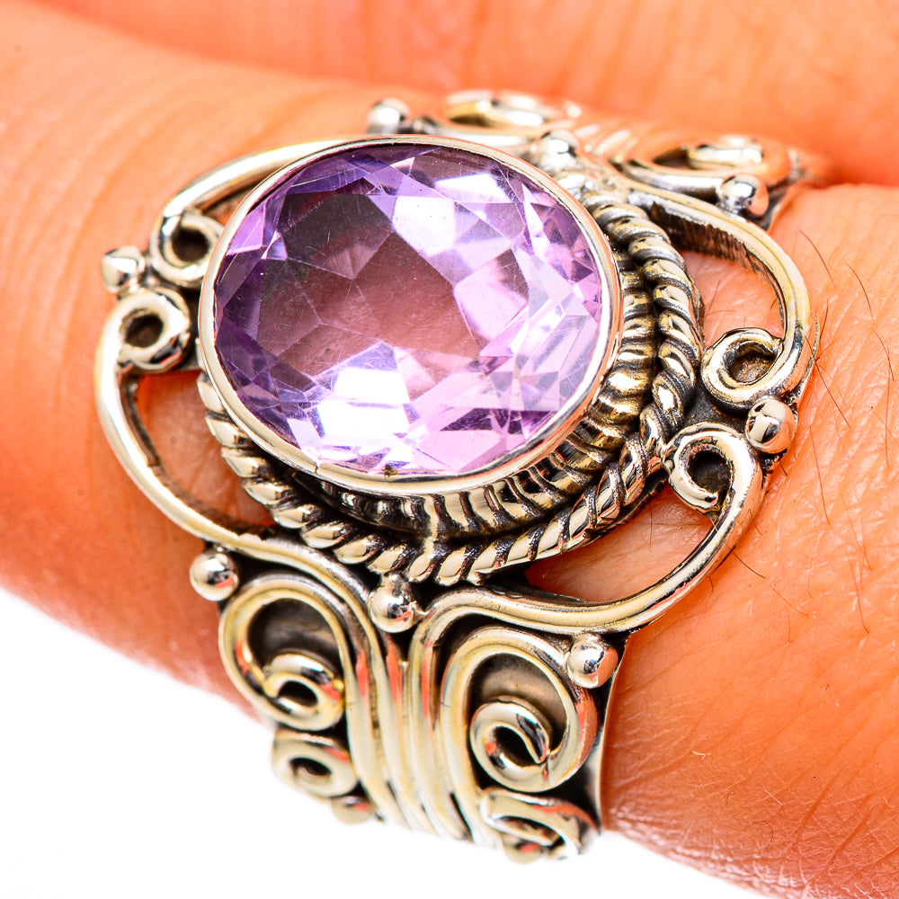 Amethyst Rings handcrafted by Anasilvercos - RING101199