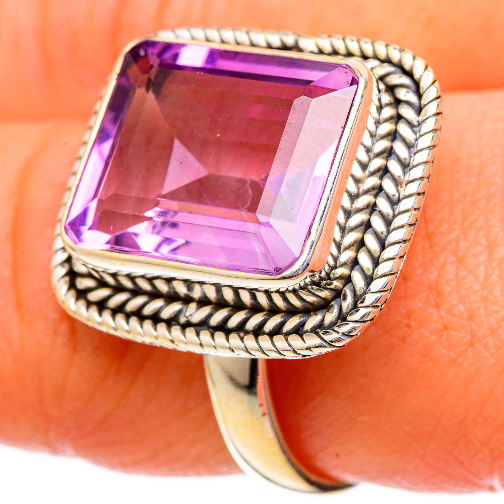 Amethyst Rings handcrafted by Anasilvercos - RING101201