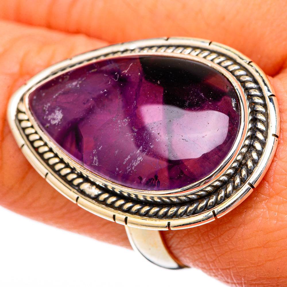Star Amethyst Rings handcrafted by Anasilvercos - RING101223