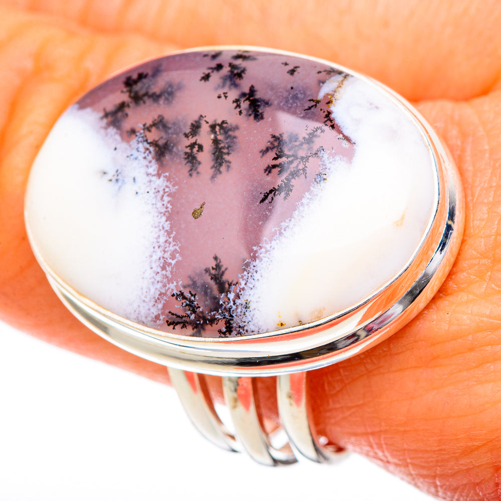 Dendritic Opal Rings handcrafted by Anasilvercos - RING101226