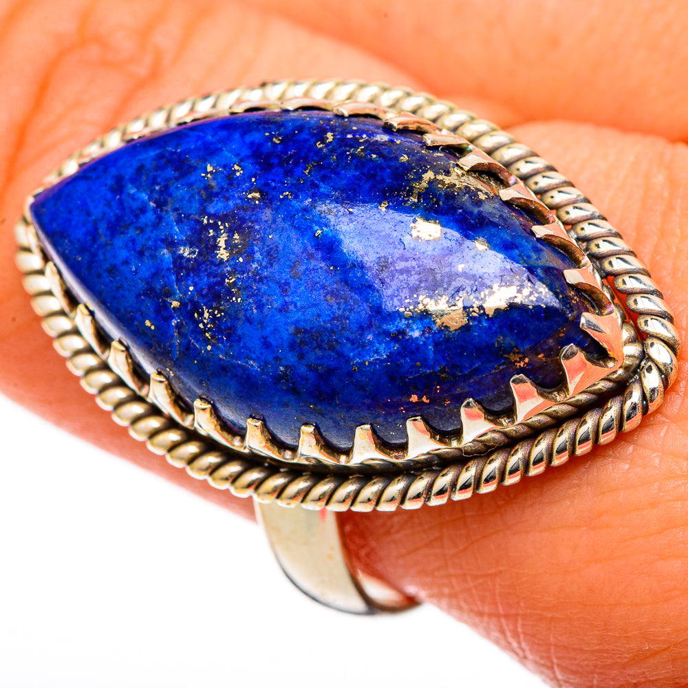 Lapis Lazuli Rings handcrafted by Anasilvercos - RING101235