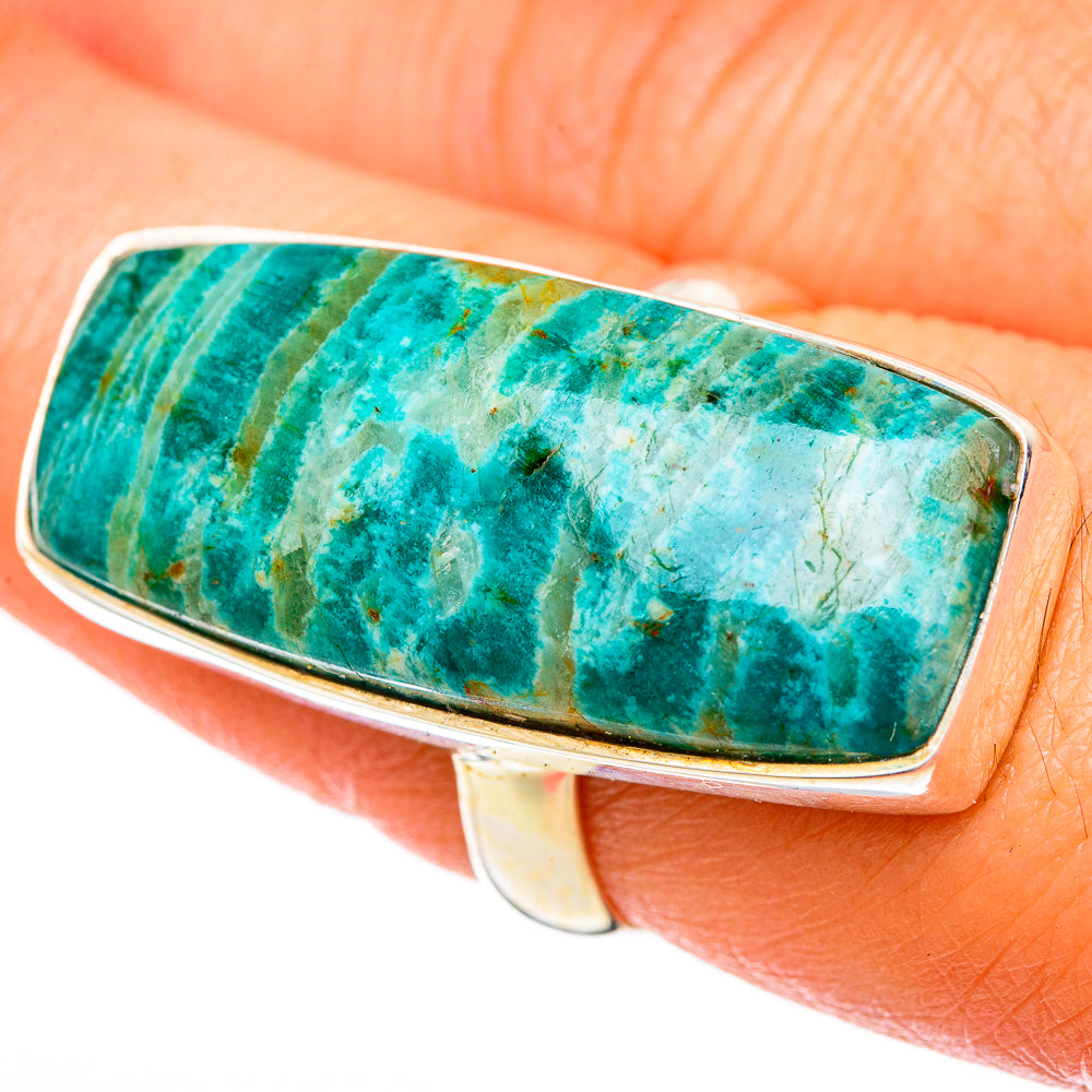 Amazonite Rings handcrafted by Anasilvercos - RING101238