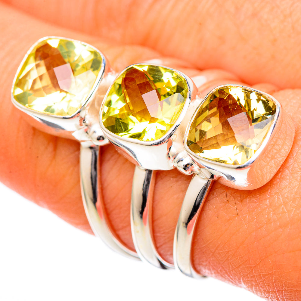 Citrine Rings handcrafted by Anasilvercos - RING101255