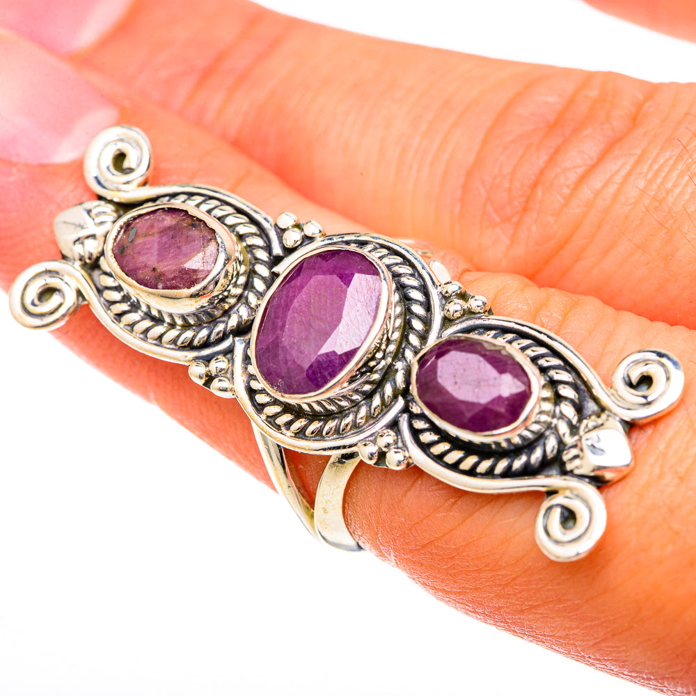 Ruby Rings handcrafted by Anasilvercos - RING101263