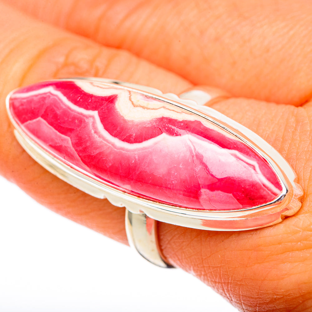 Rhodochrosite Rings handcrafted by Anasilvercos - RING101264