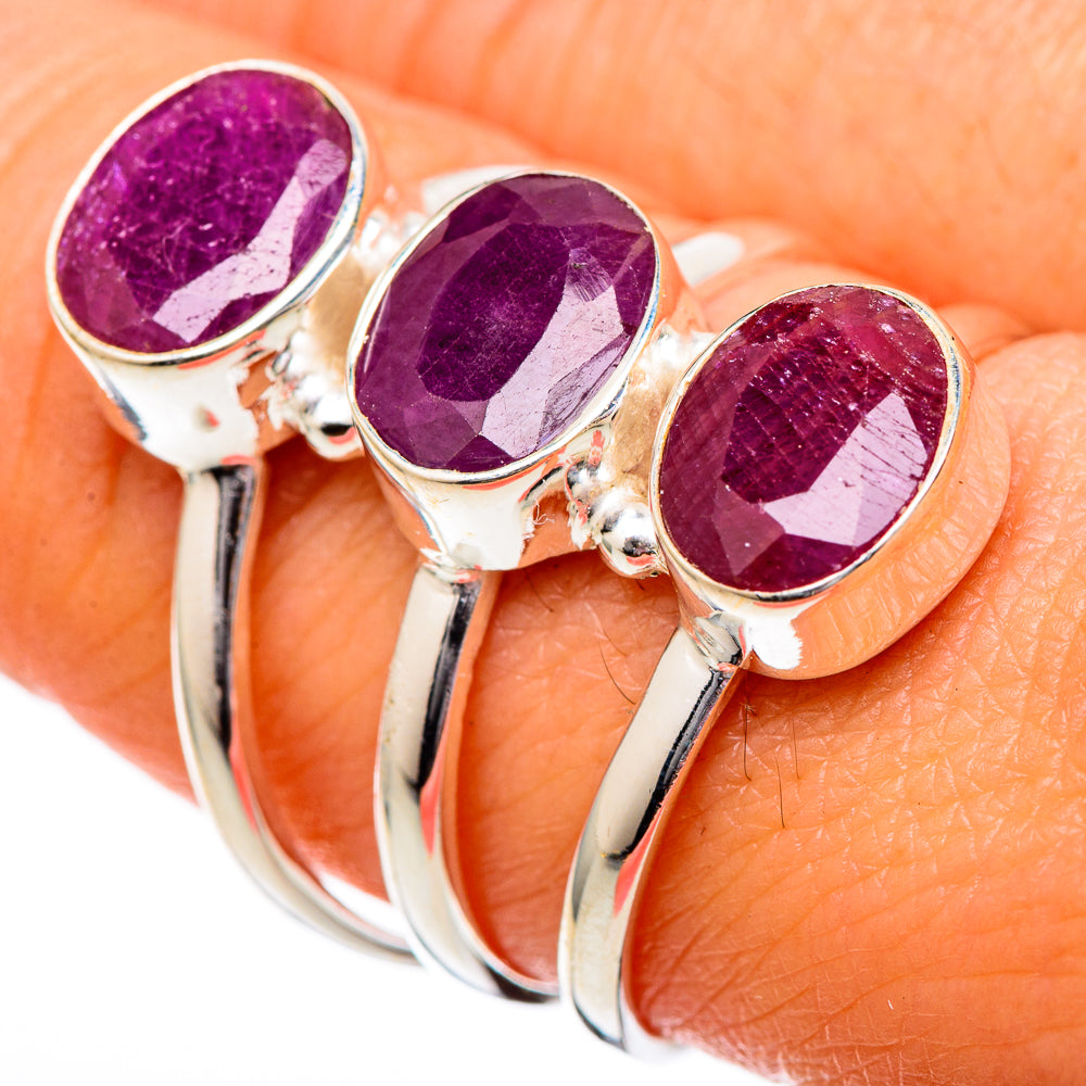 Ruby Rings handcrafted by Anasilvercos - RING101267