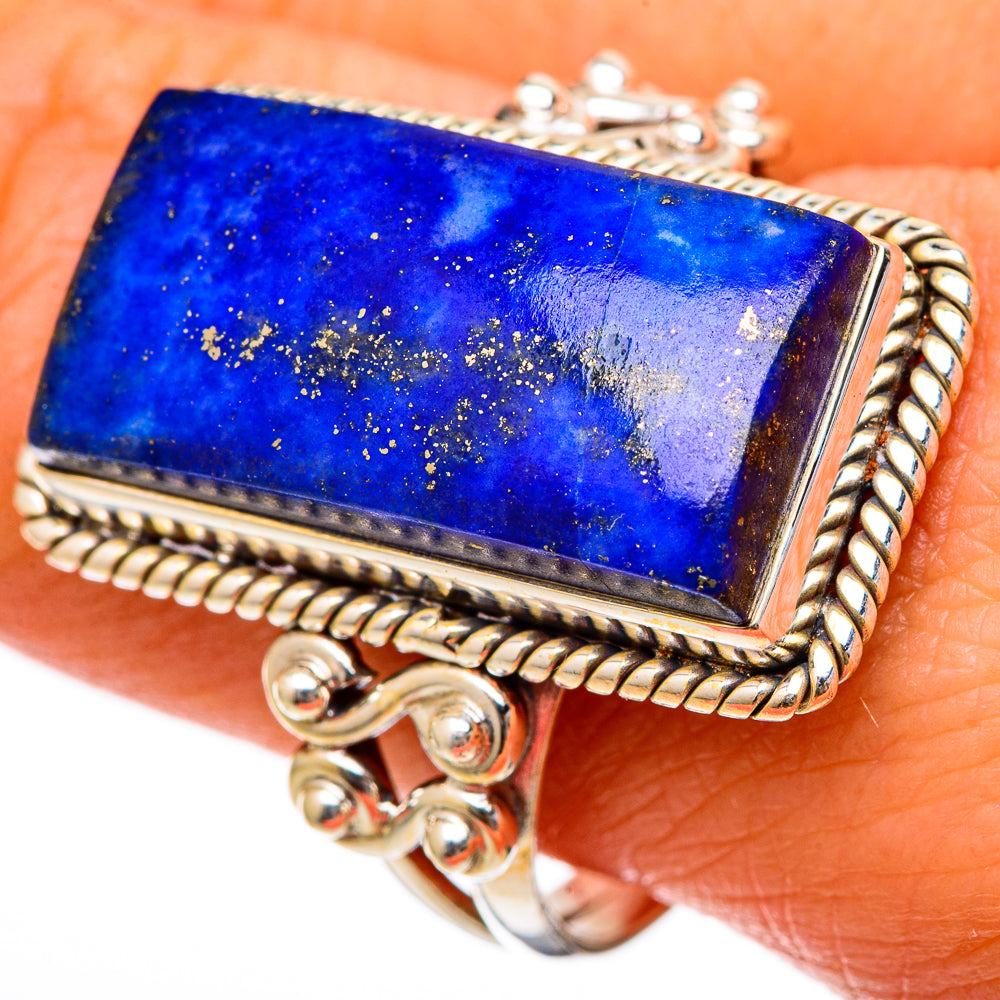 Lapis Lazuli Rings handcrafted by Anasilvercos - RING101275