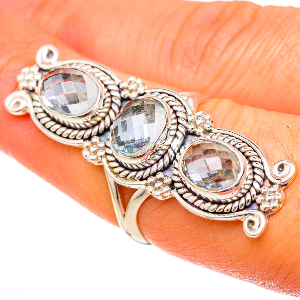 White Quartz Rings handcrafted by Anasilvercos - RING101280