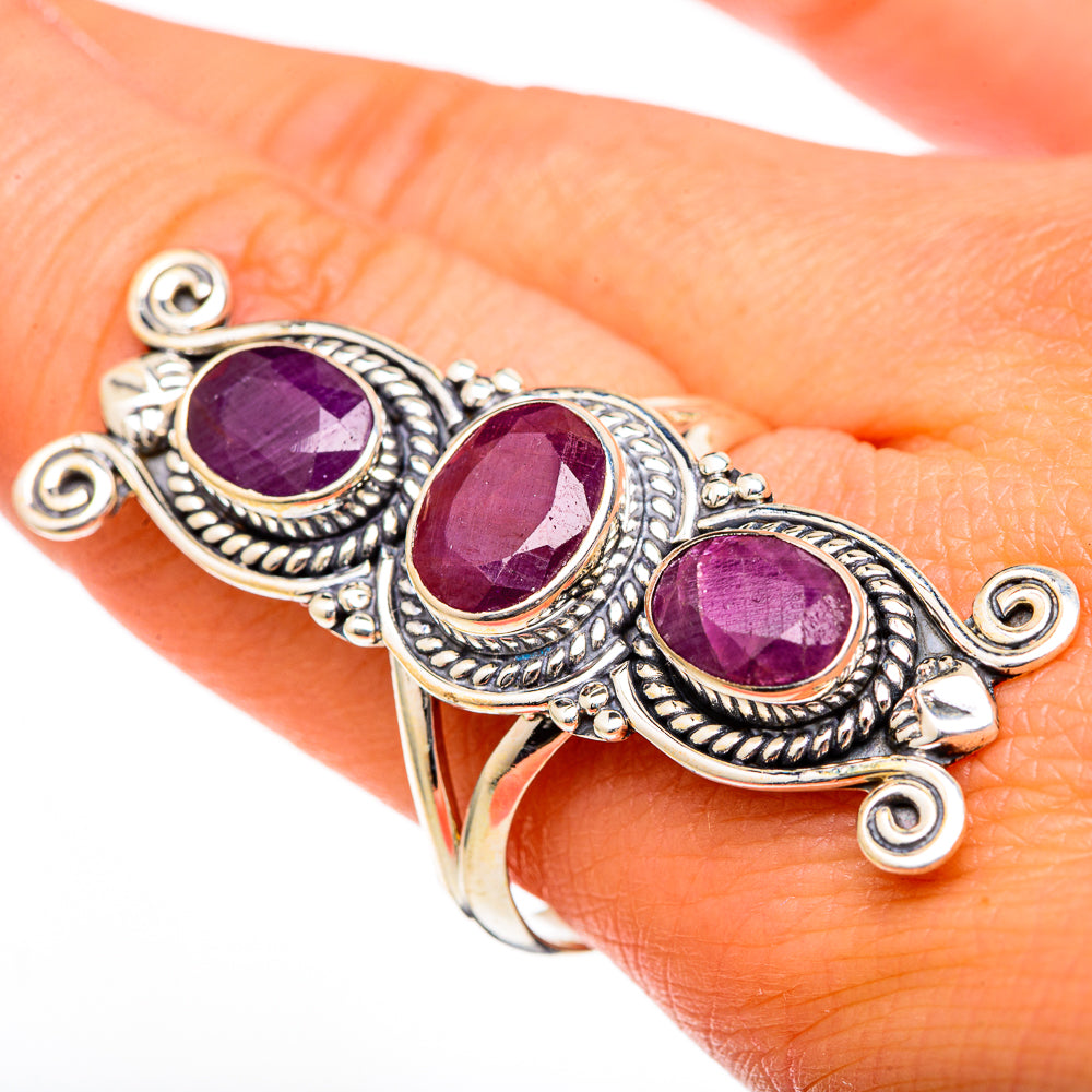 Ruby Rings handcrafted by Anasilvercos - RING101288