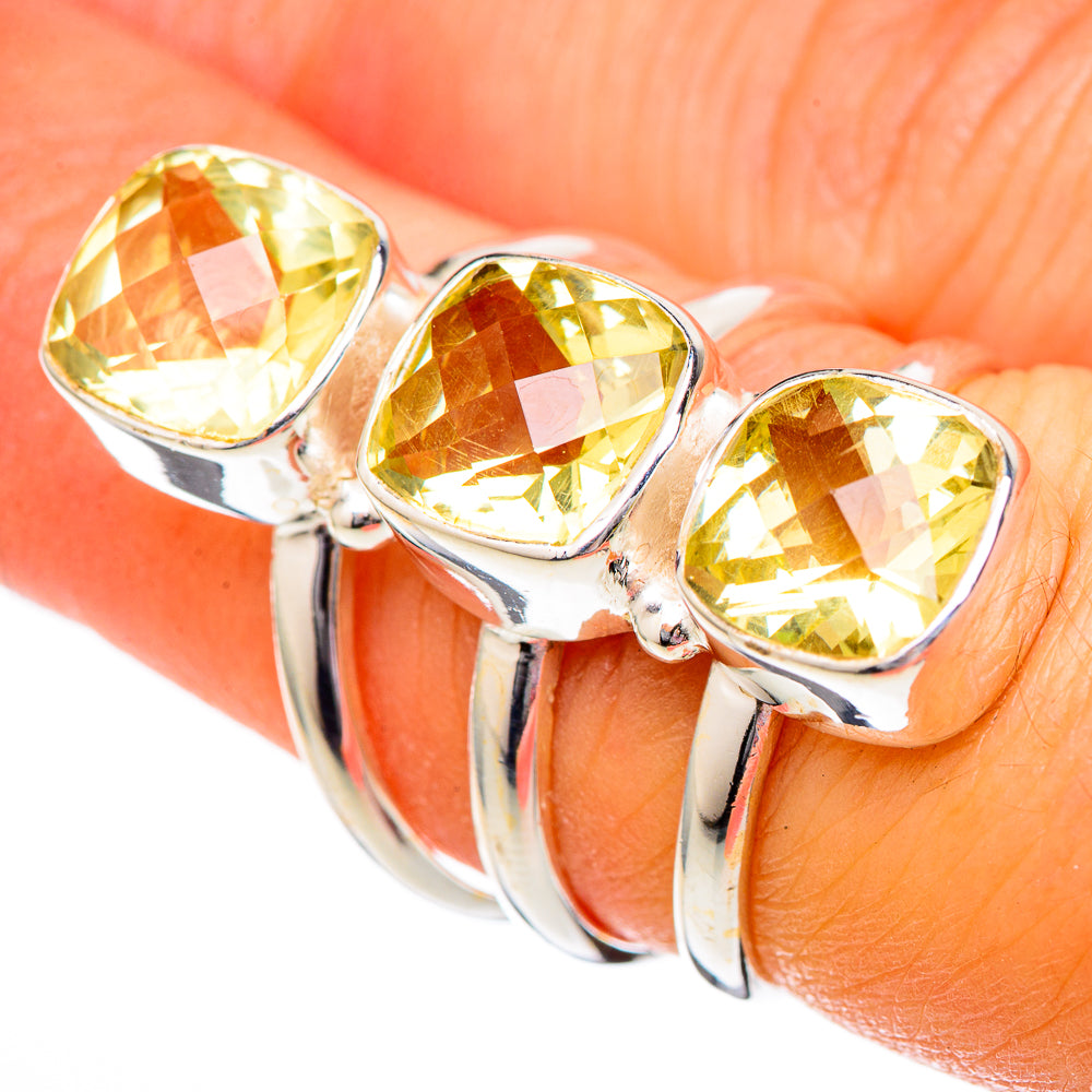 Citrine Rings handcrafted by Anasilvercos - RING101292