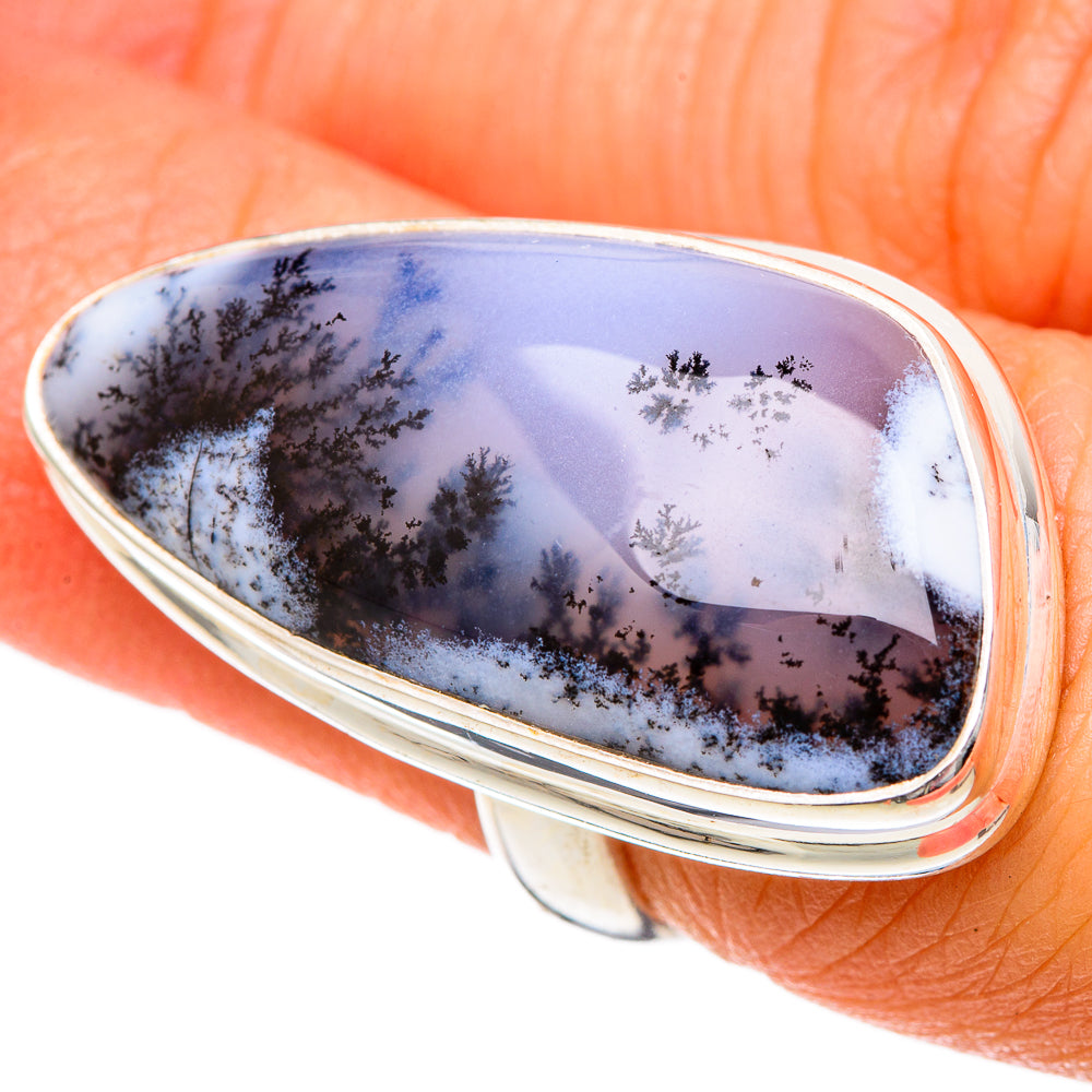 Dendritic Opal Rings handcrafted by Anasilvercos - RING101301
