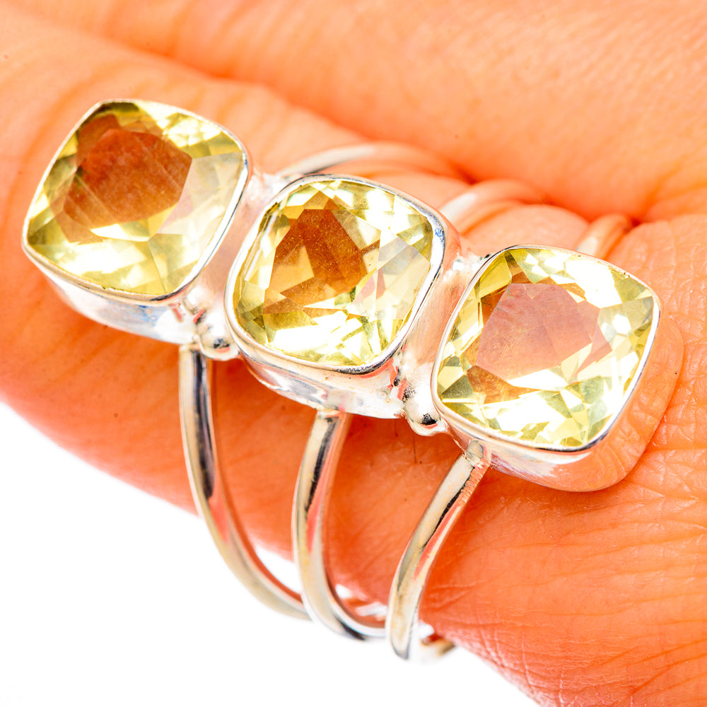 Citrine Rings handcrafted by Anasilvercos - RING101313