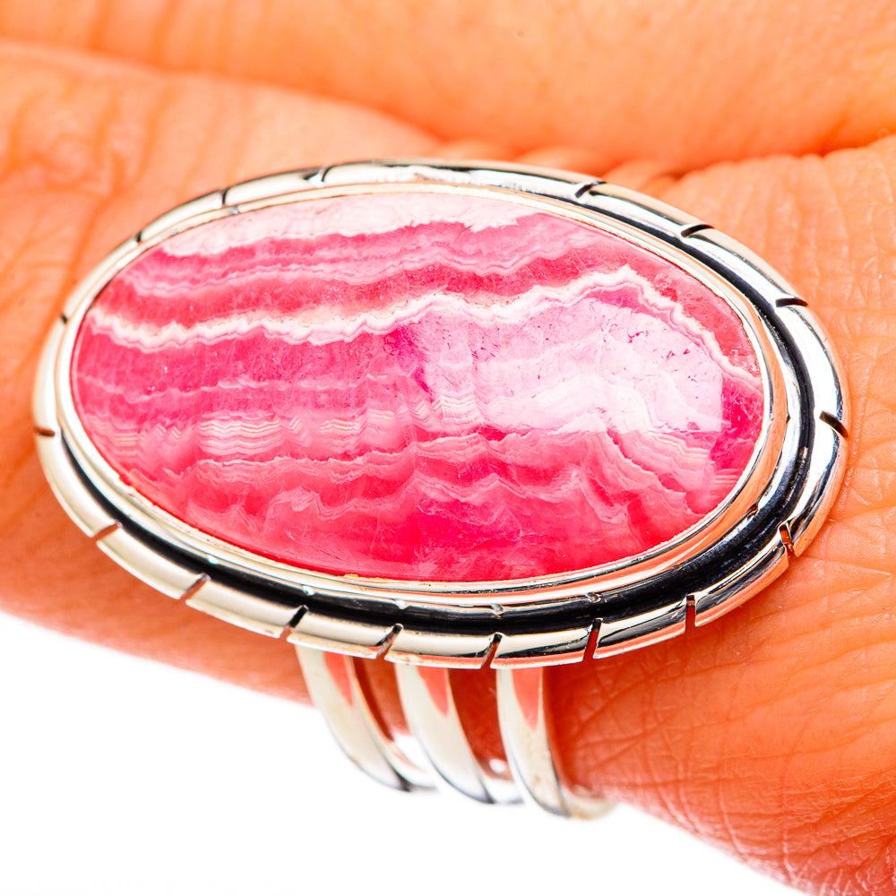 Rhodochrosite Rings handcrafted by Anasilvercos - RING101319