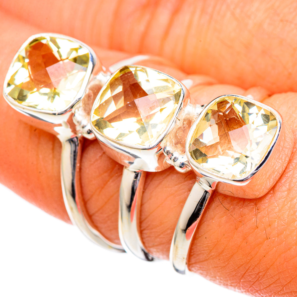 Citrine Rings handcrafted by Anasilvercos - RING101320