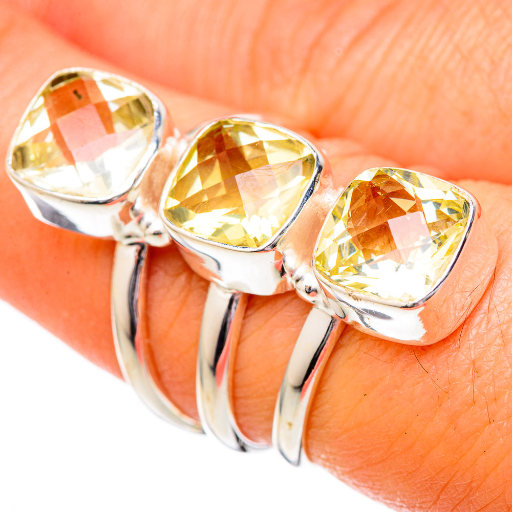 Citrine Rings handcrafted by Anasilvercos - RING101327