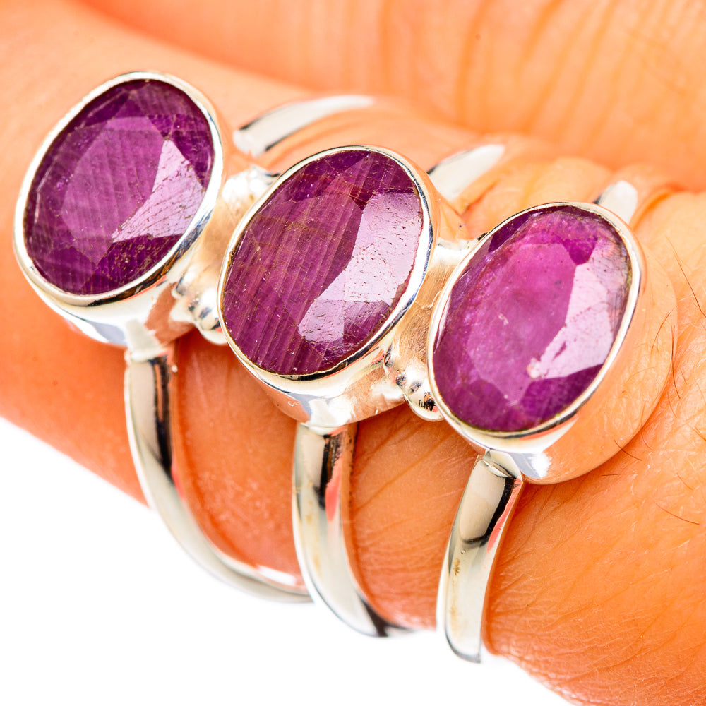 Ruby Rings handcrafted by Anasilvercos - RING101340