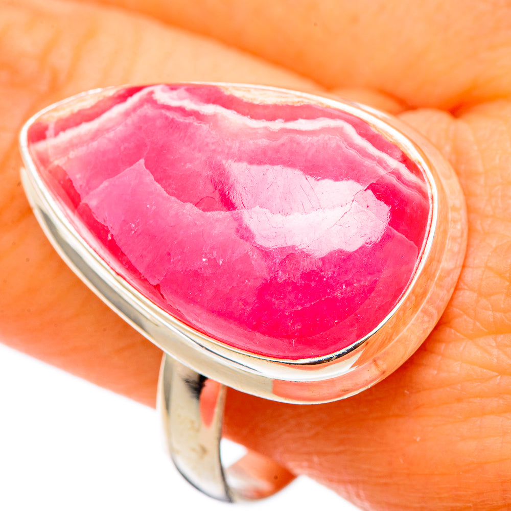 Rhodochrosite Rings handcrafted by Anasilvercos - RING101342