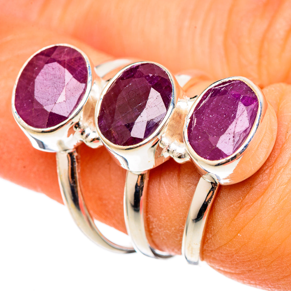 Ruby Rings handcrafted by Anasilvercos - RING101365