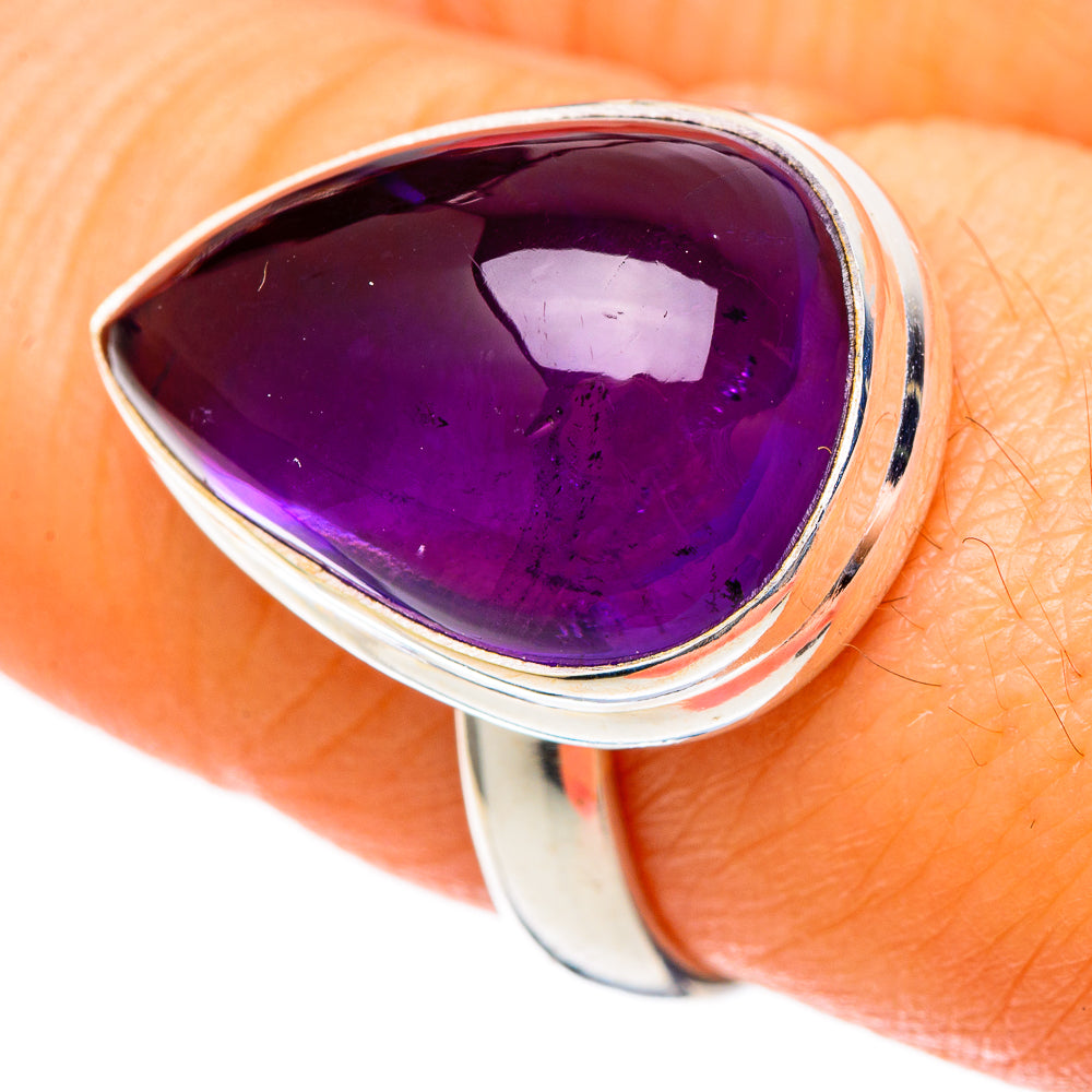 Amethyst Rings handcrafted by Anasilvercos - RING101371