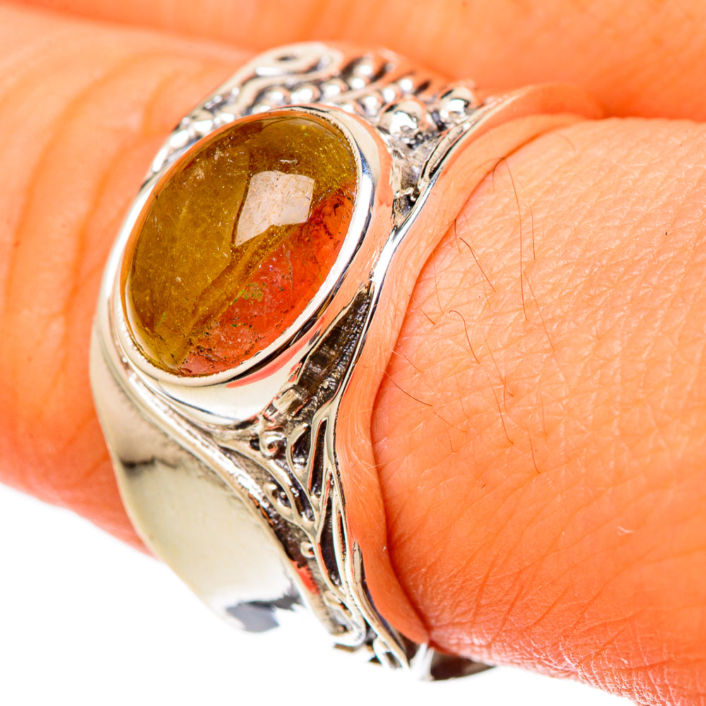 Pink Tourmaline Rings handcrafted by Anasilvercos - RING101395