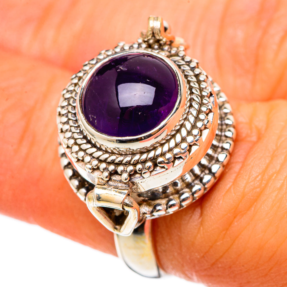 Amethyst Rings handcrafted by Anasilvercos - RING101431