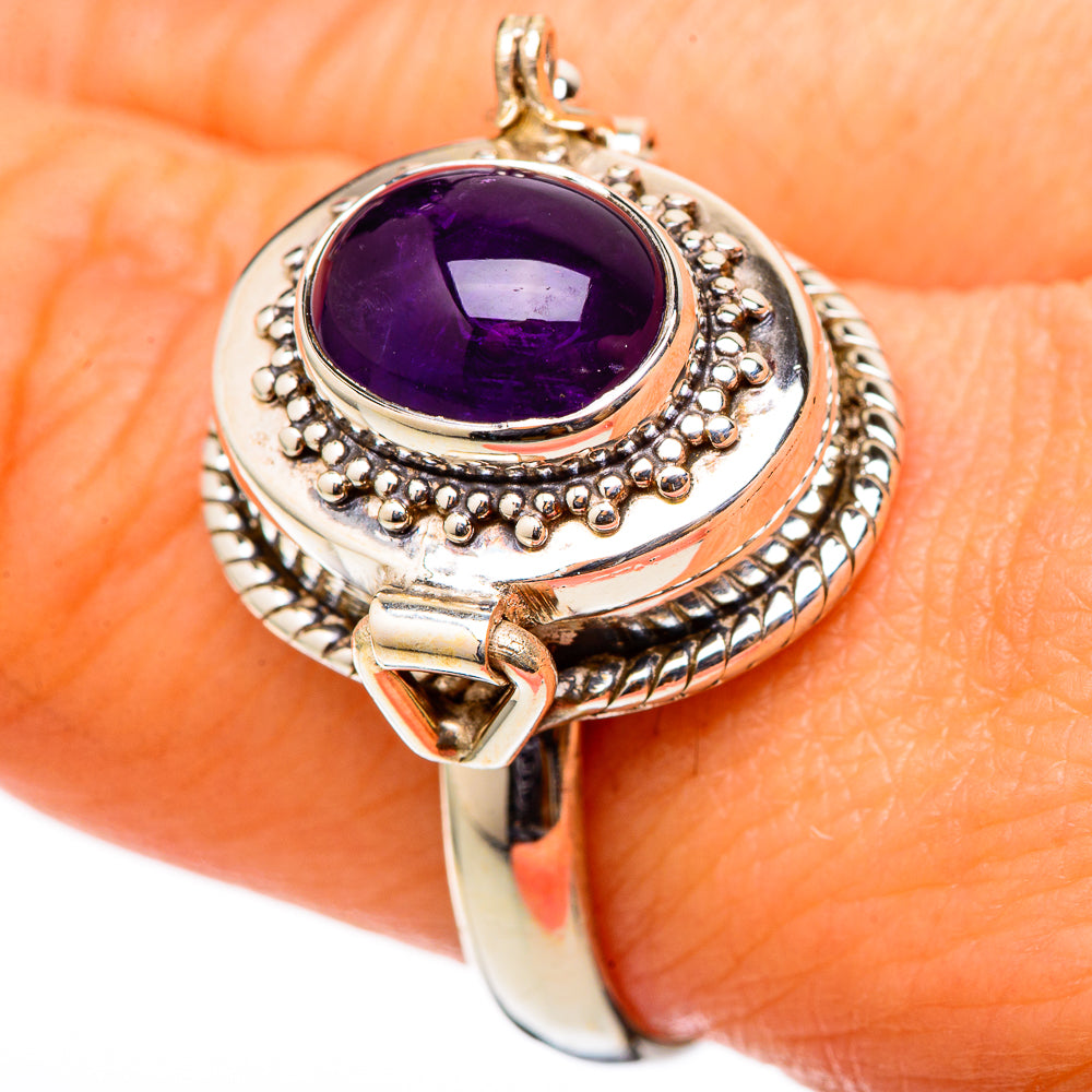 Amethyst Rings handcrafted by Anasilvercos - RING101451