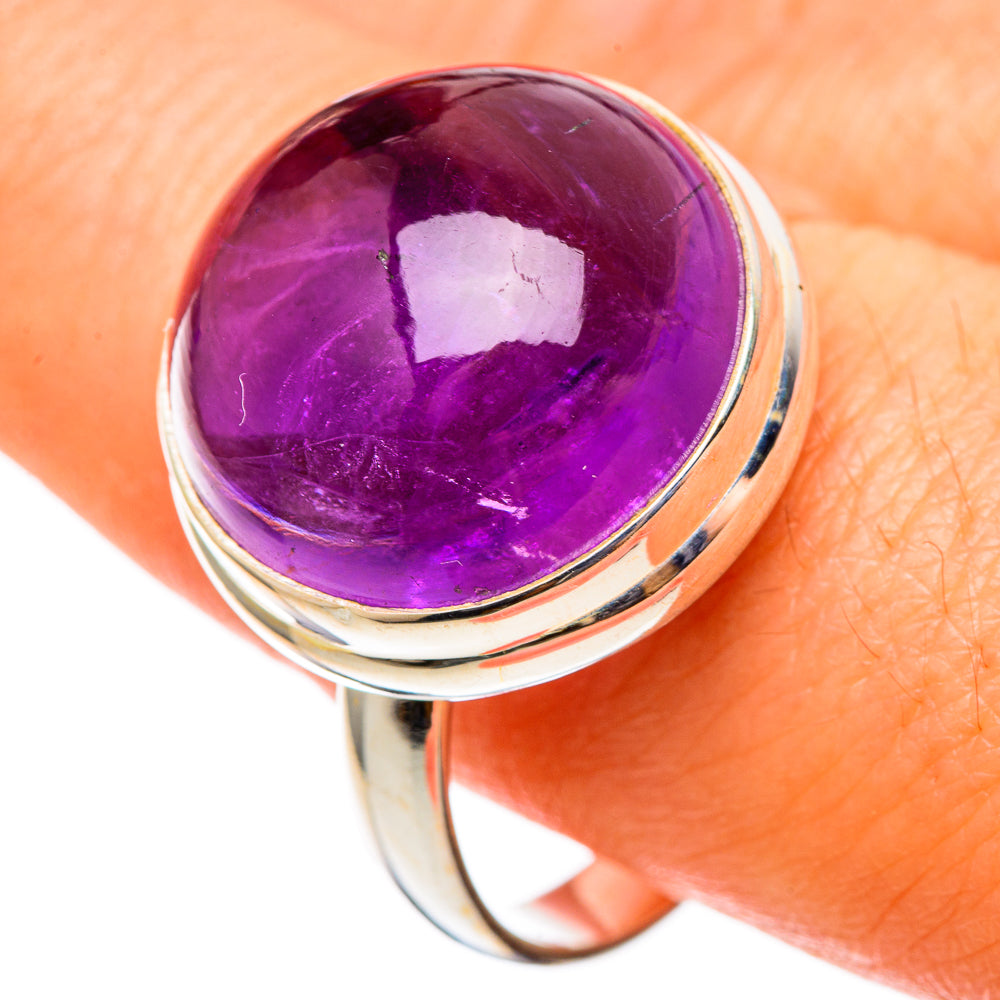 Amethyst Rings handcrafted by Anasilvercos - RING101452