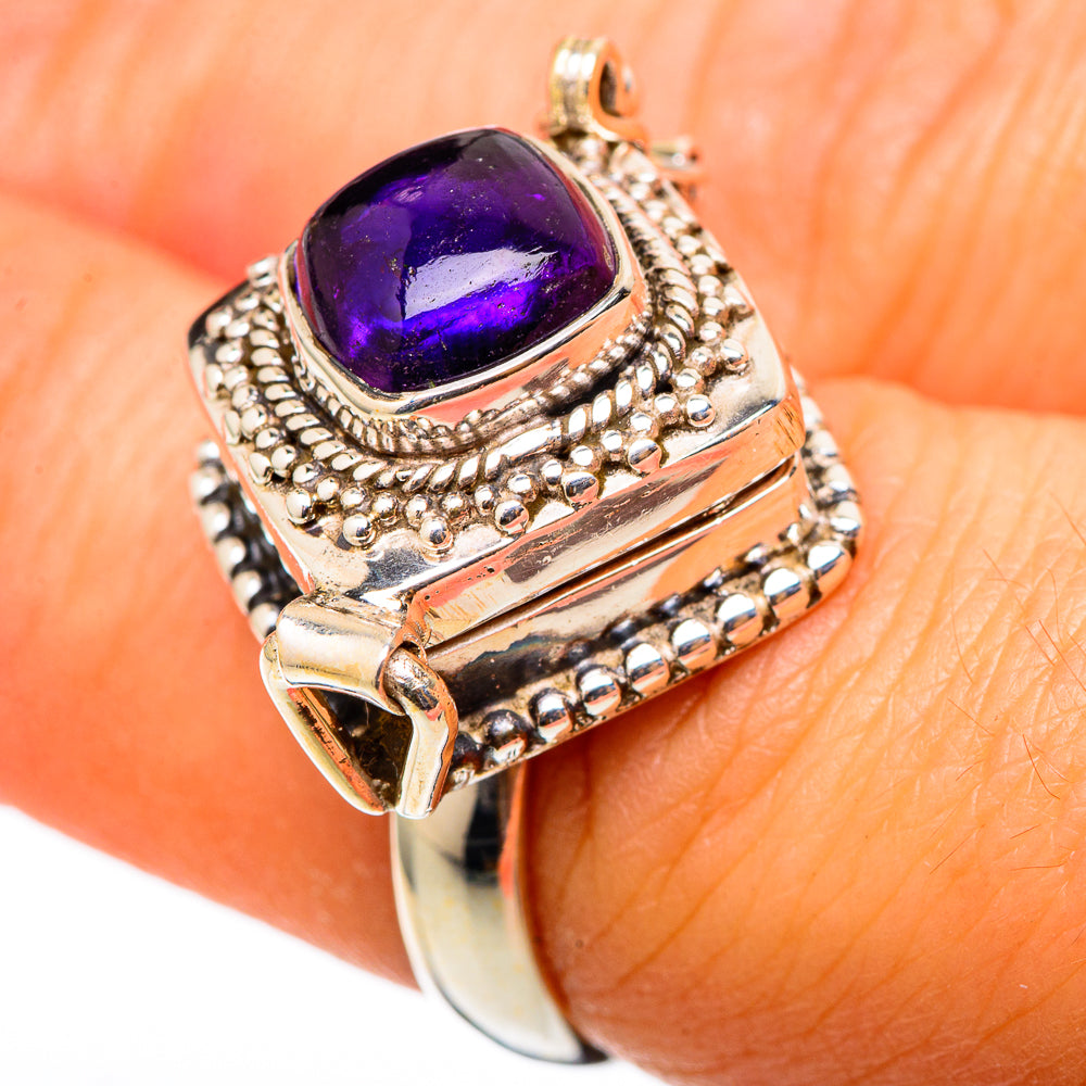 Amethyst Rings handcrafted by Anasilvercos - RING101465