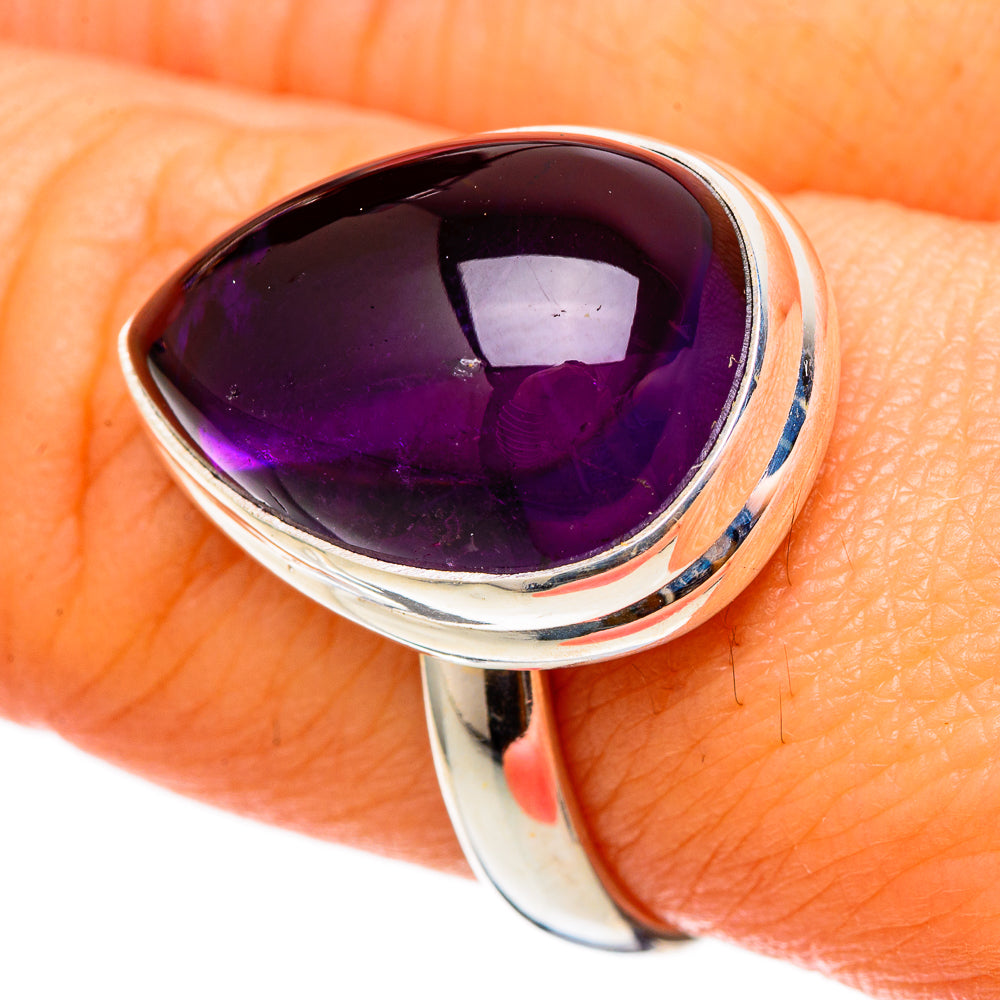 Amethyst Rings handcrafted by Anasilvercos - RING101476