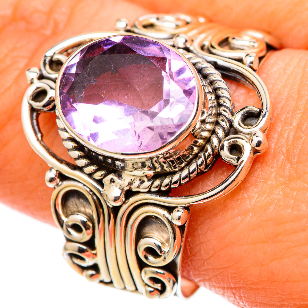 Amethyst Rings handcrafted by Anasilvercos - RING101477