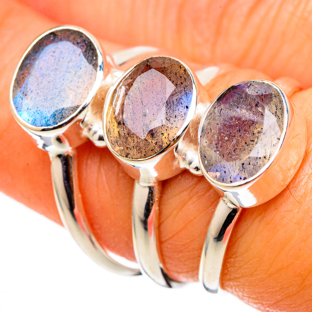 Labradorite Rings handcrafted by Anasilvercos - RING101480