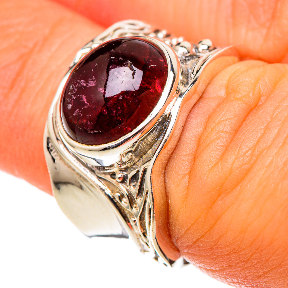 Garnet Rings handcrafted by Anasilvercos - RING101482