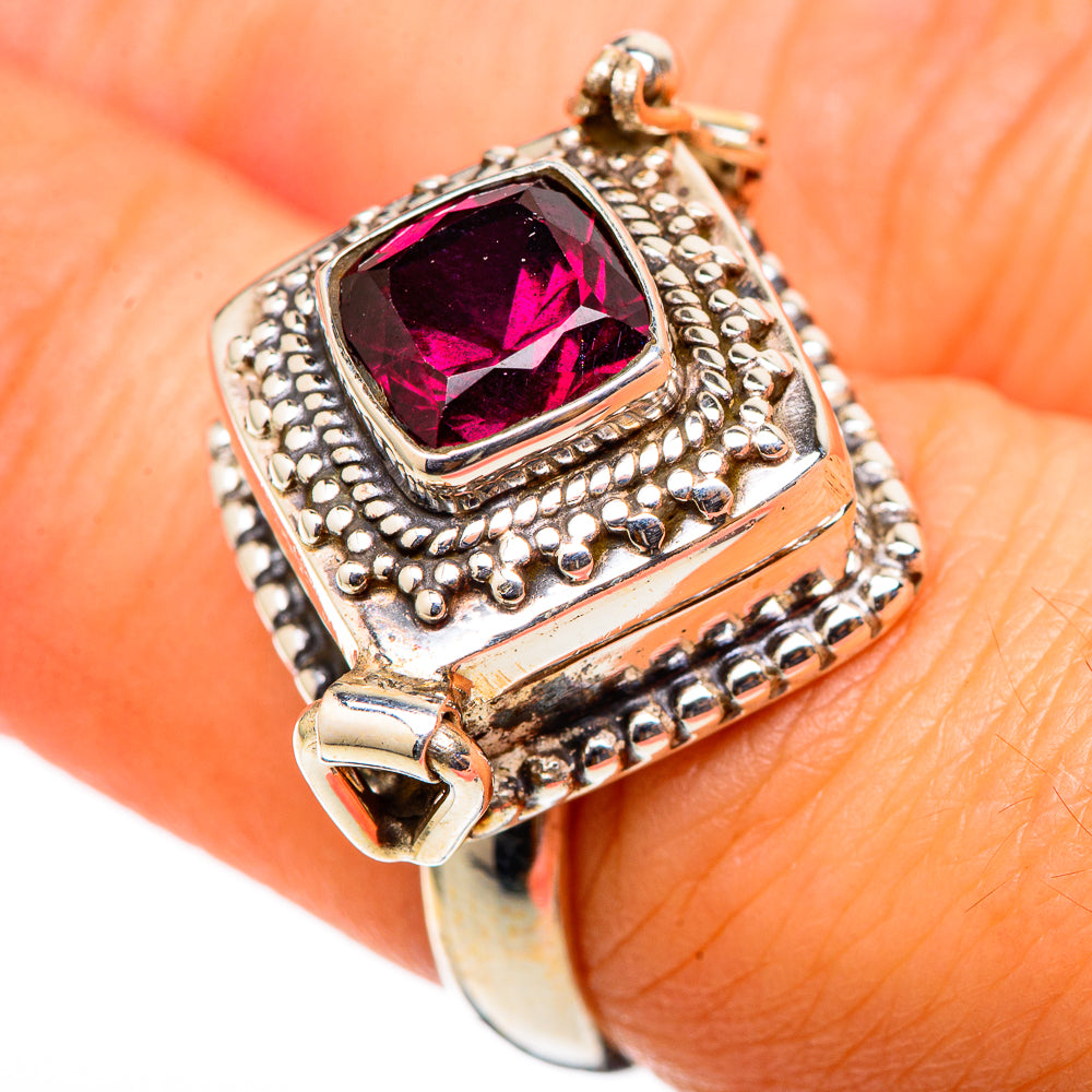 Garnet Rings handcrafted by Anasilvercos - RING101487