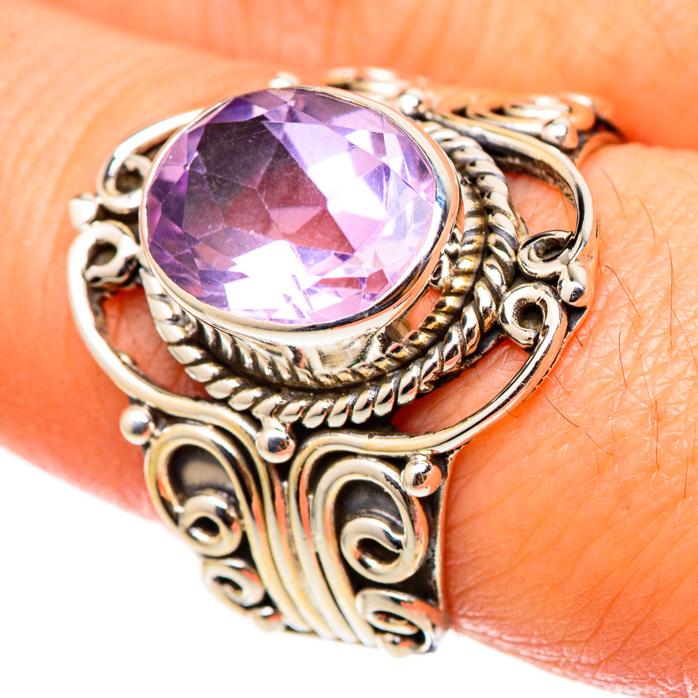 Amethyst Rings handcrafted by Anasilvercos - RING101488
