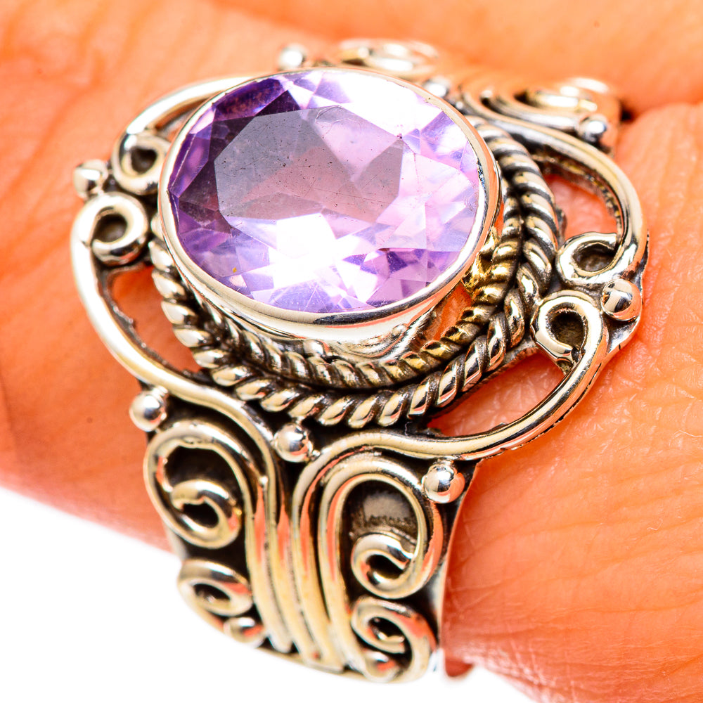 Amethyst Rings handcrafted by Anasilvercos - RING101493