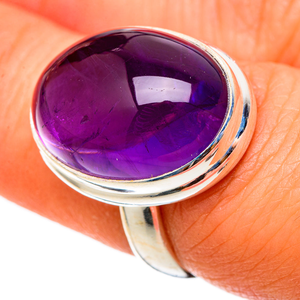Amethyst Rings handcrafted by Anasilvercos - RING101494