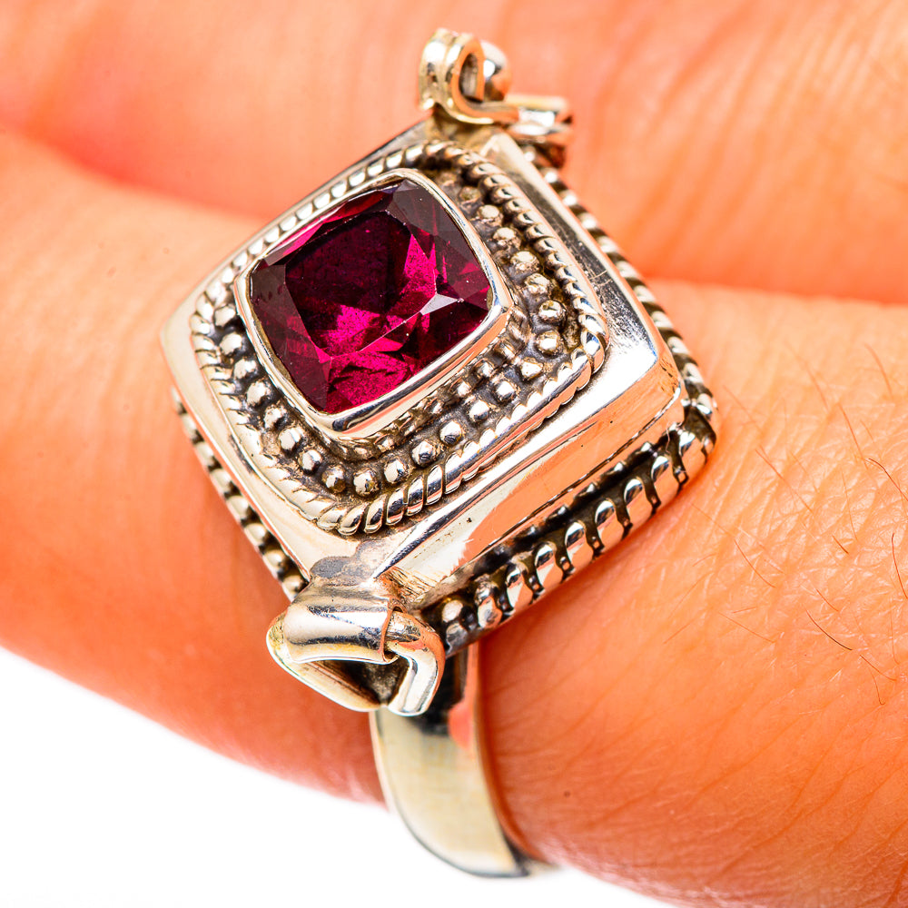 Garnet Rings handcrafted by Anasilvercos - RING101496