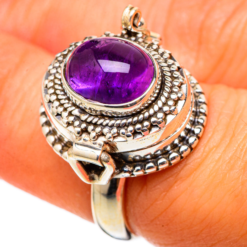 Amethyst Rings handcrafted by Anasilvercos - RING101499
