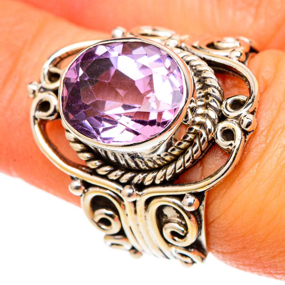 Amethyst Rings handcrafted by Anasilvercos - RING101504
