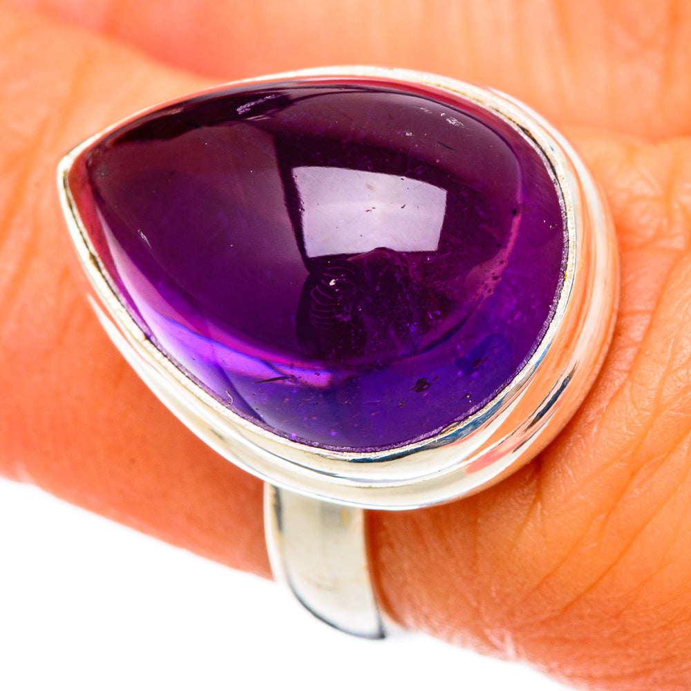 Amethyst Rings handcrafted by Anasilvercos - RING101510