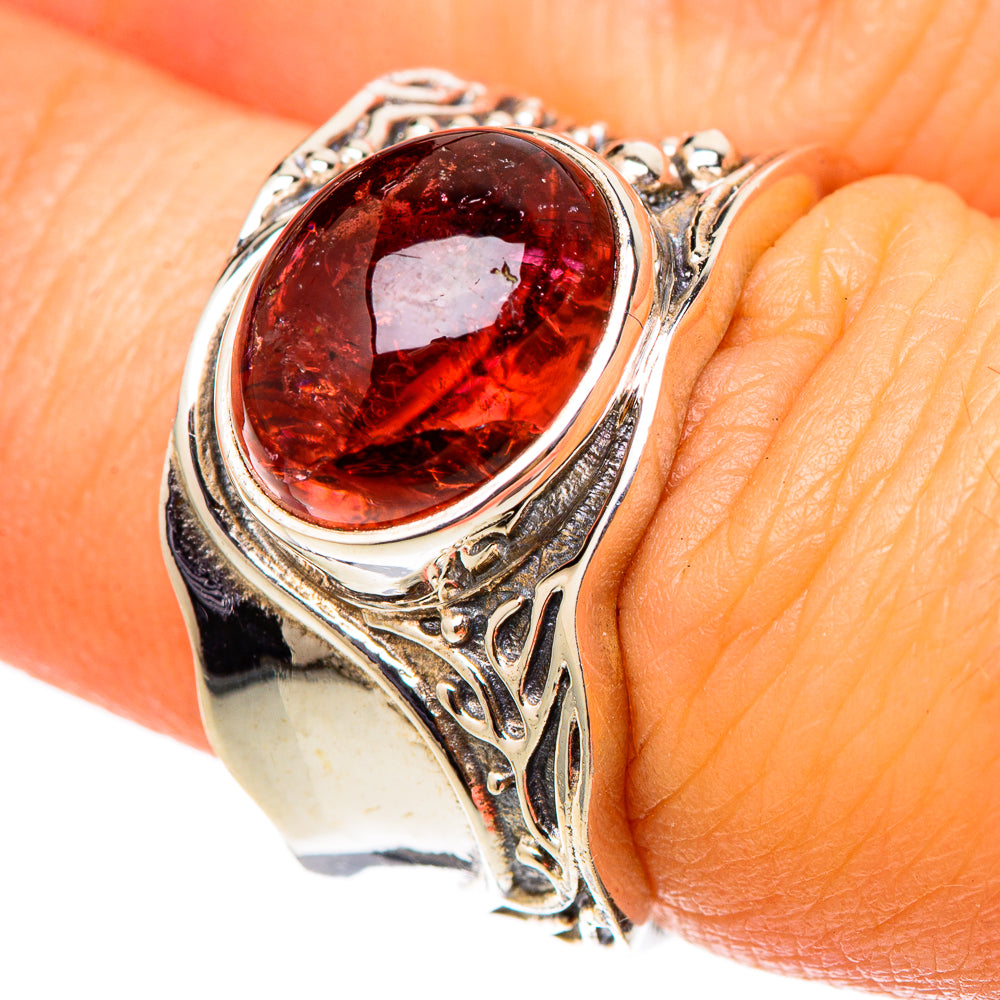 Garnet Rings handcrafted by Anasilvercos - RING101514
