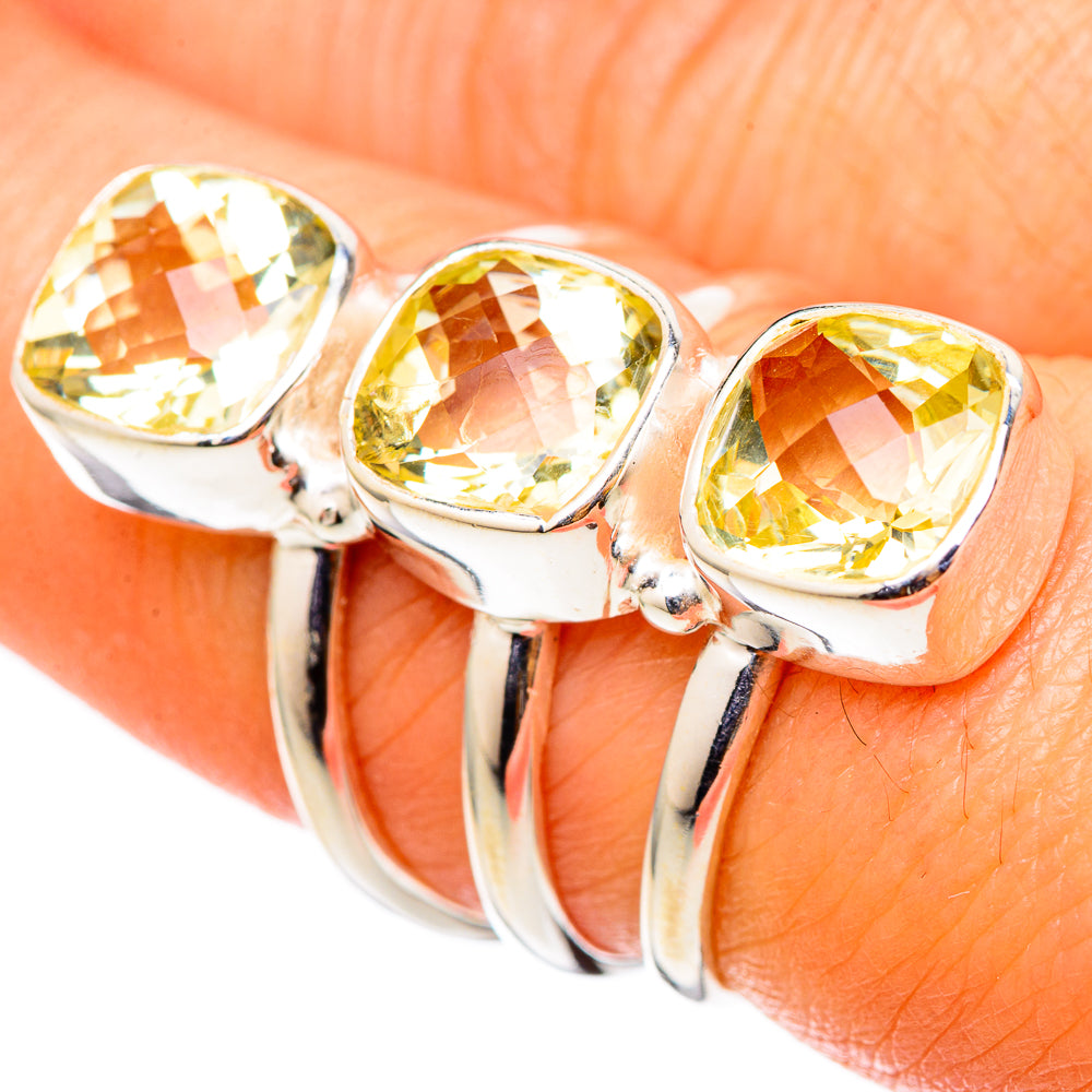 Citrine Rings handcrafted by Anasilvercos - RING101527